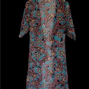 Paisley Print Women's‎ LuLaRoe duster
